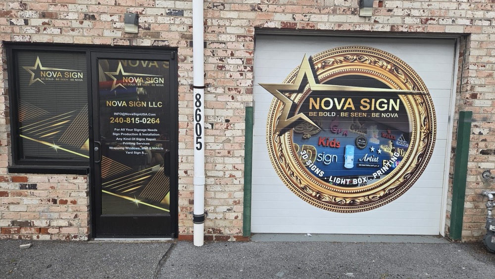 Nova Sign shop storefront